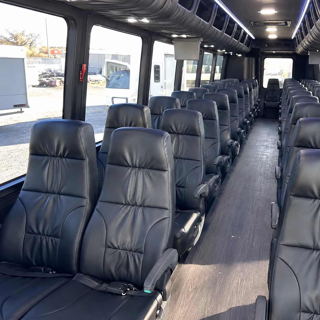 35 passenger minibus interior