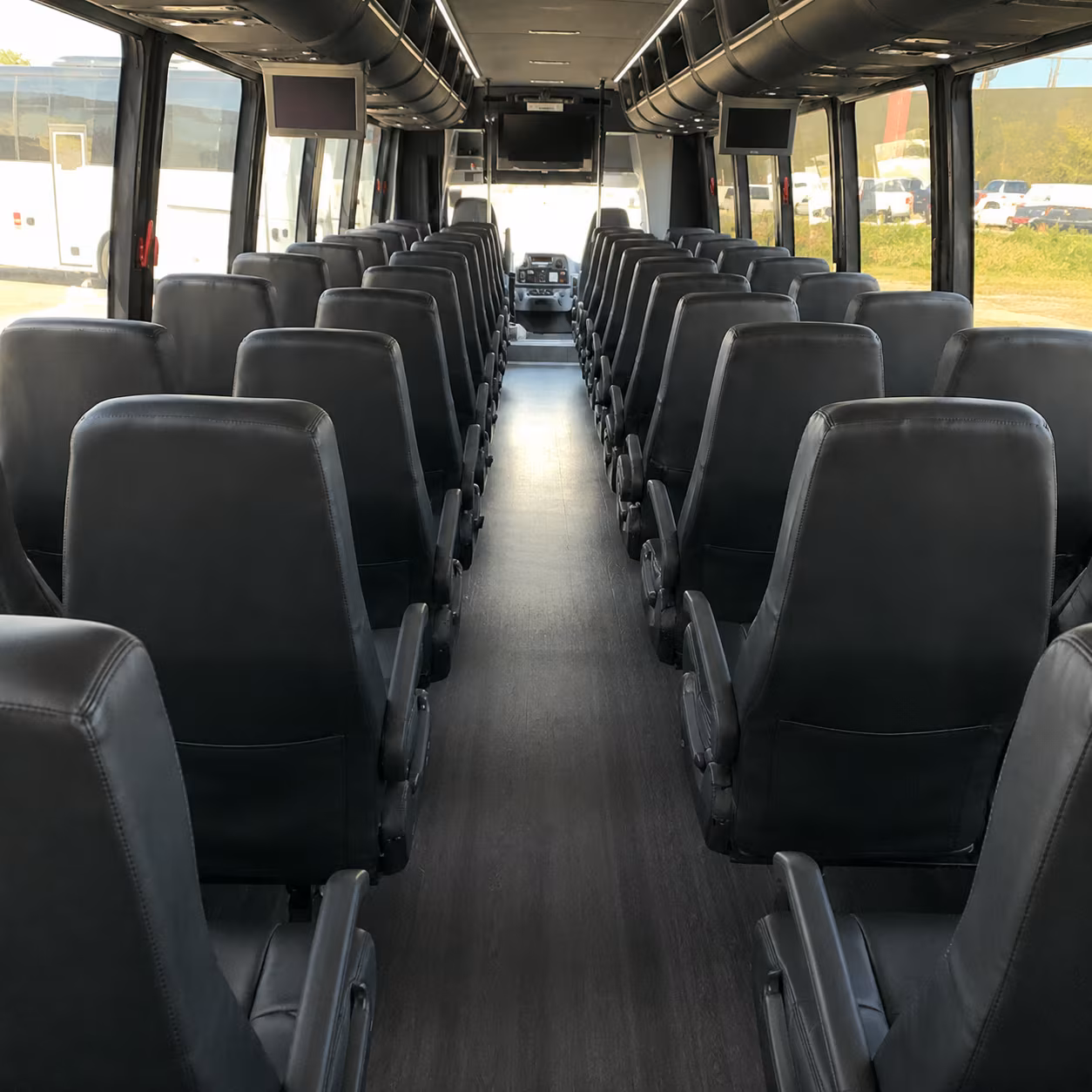 burbank employee transportation onboard seating