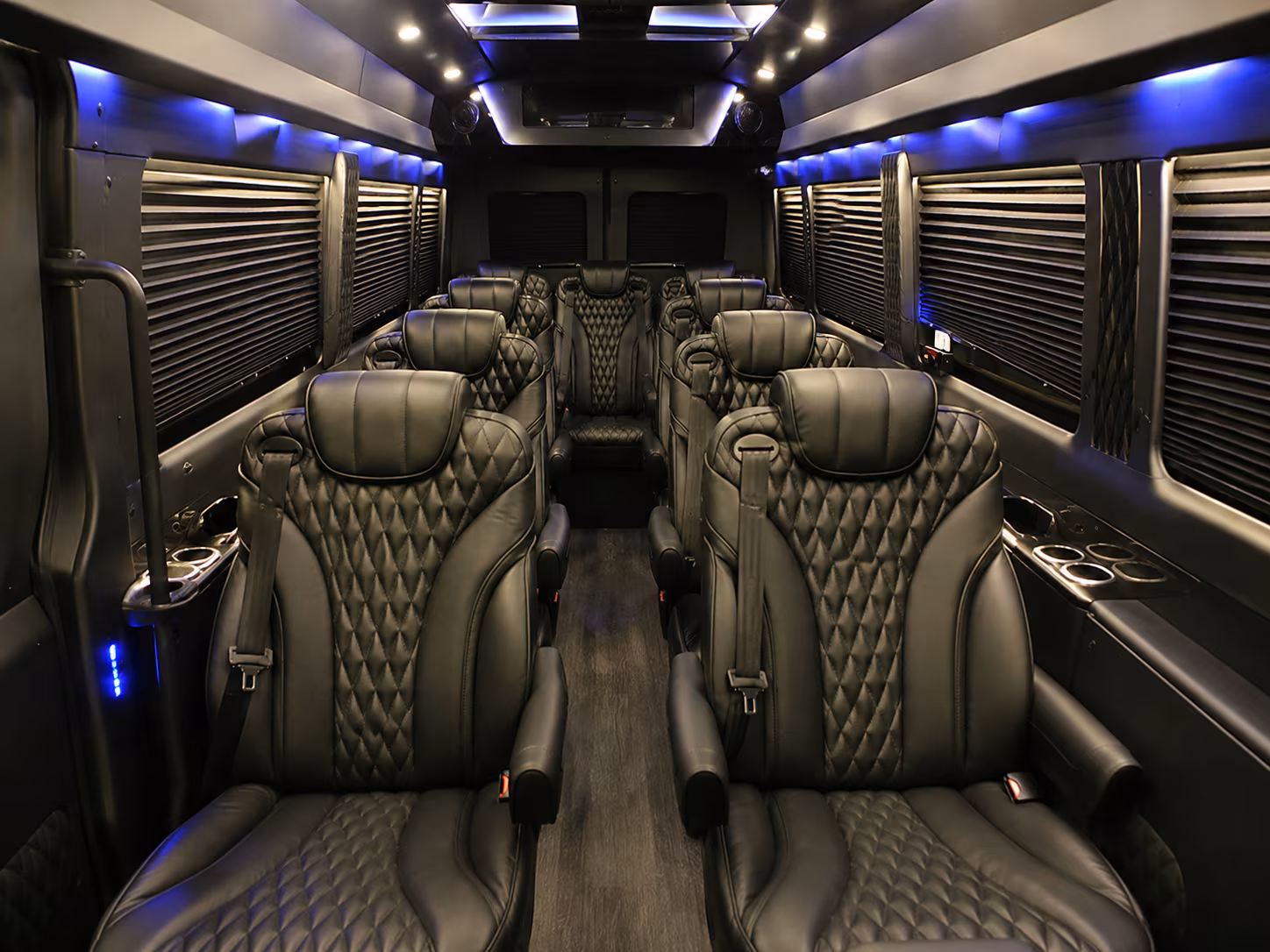 burbank long distance transportation onboard seating