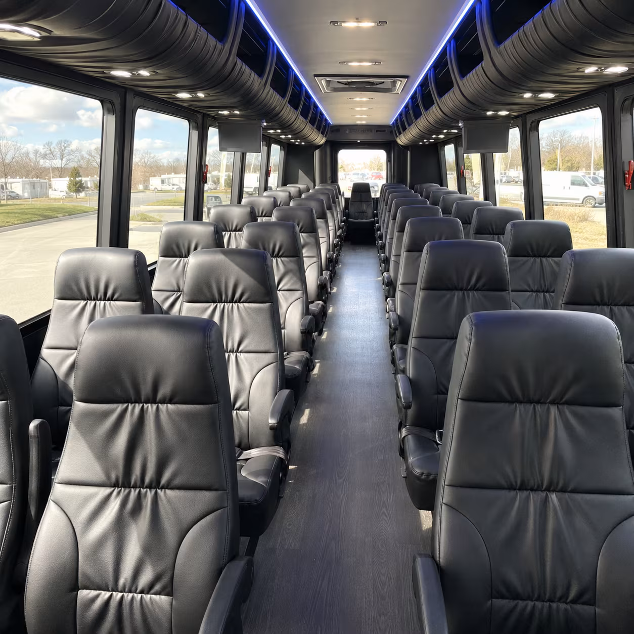 burbank private event transportation onboard seating