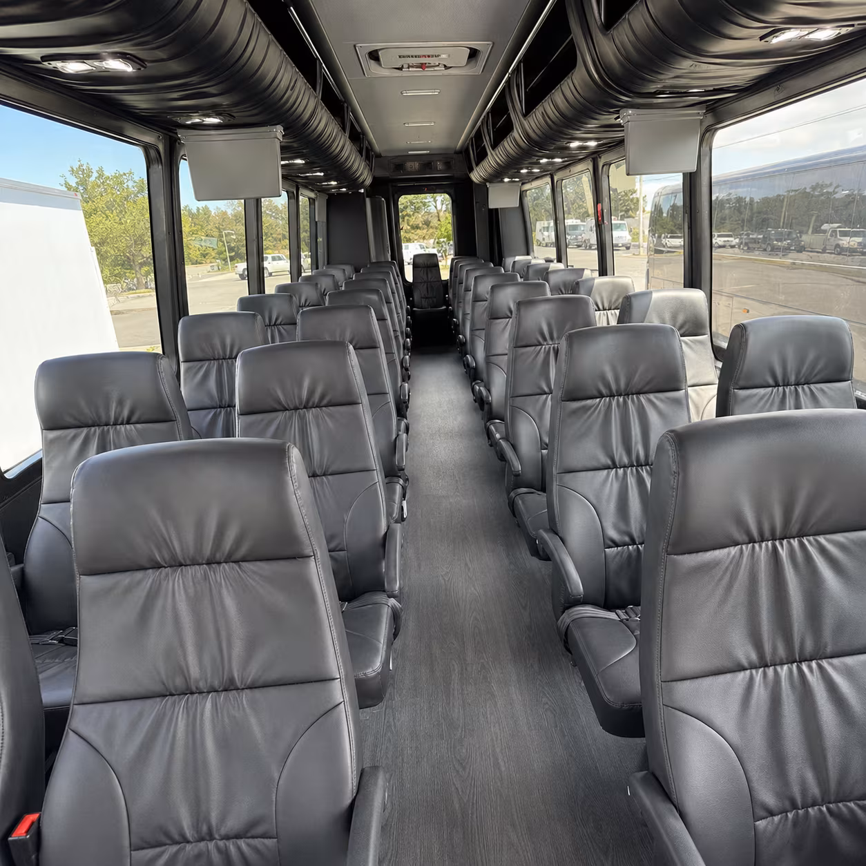 burbank sporting event transportation onboard seating