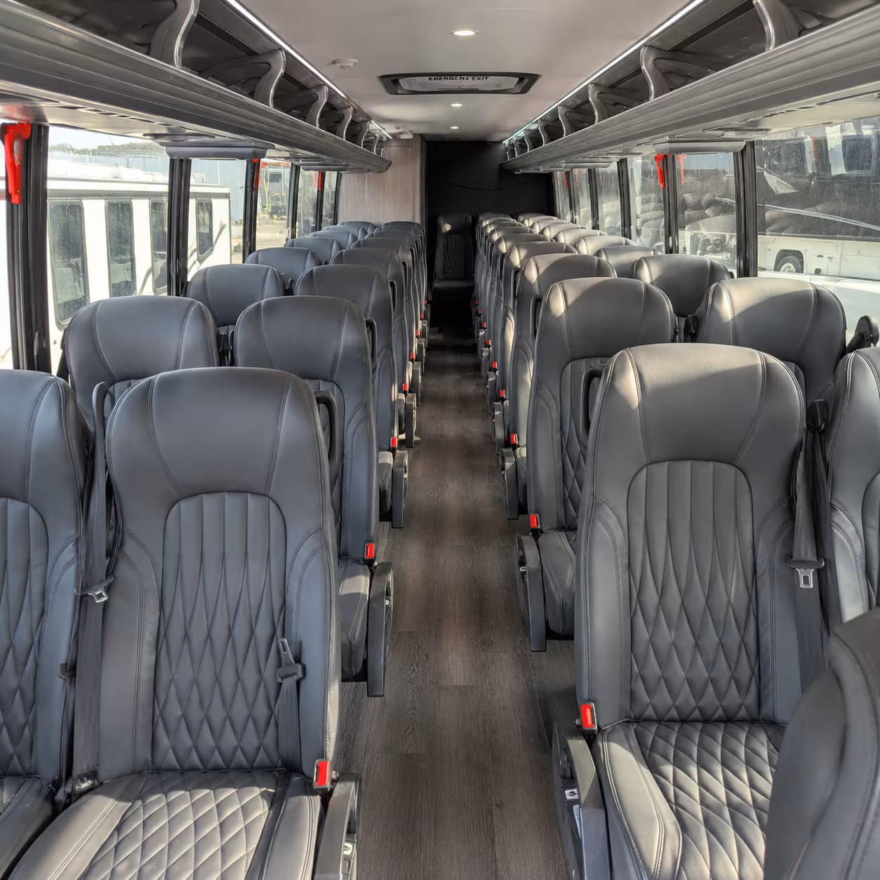 burbank wedding transportation onboard seating