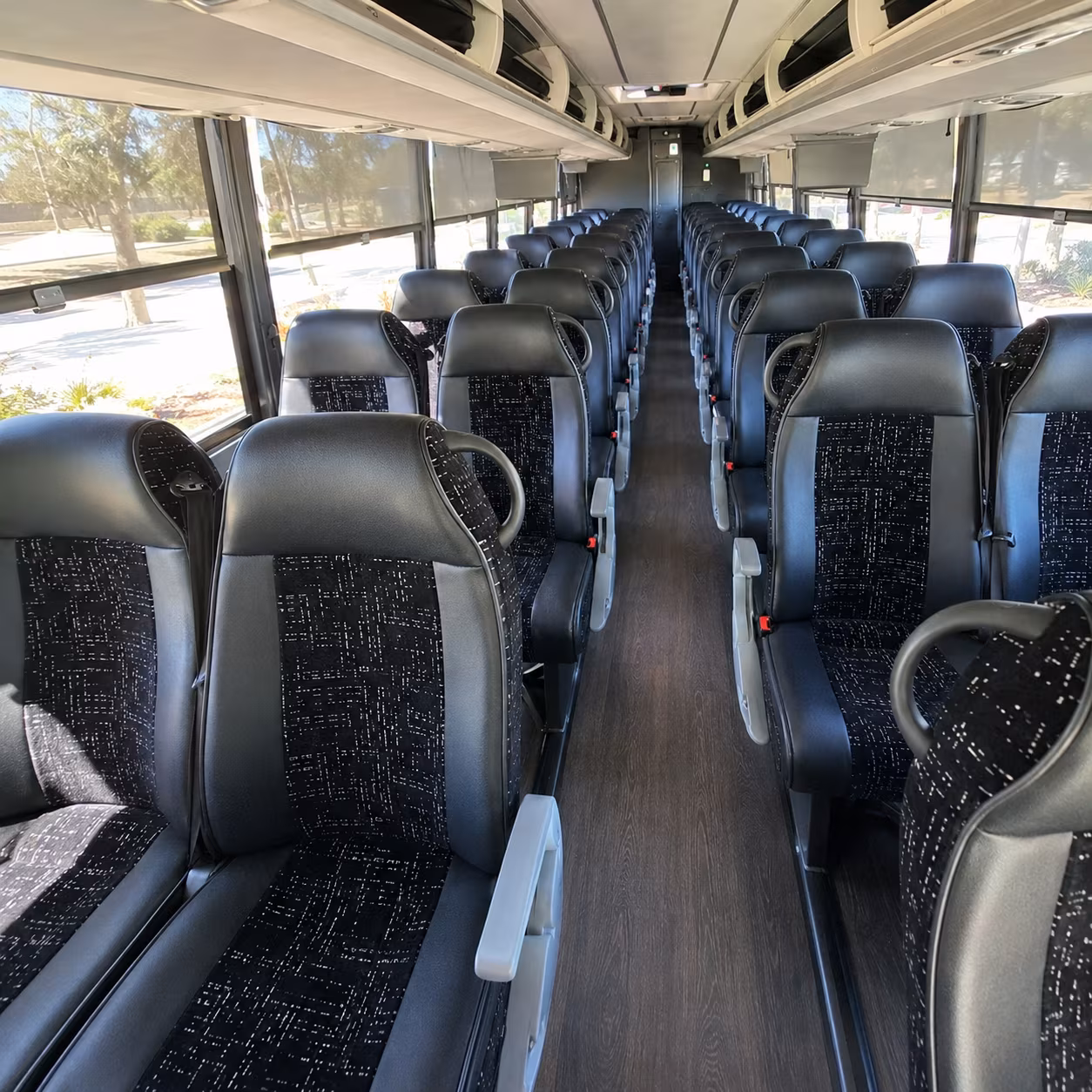 charter bus transportation to la air force base and space systems command